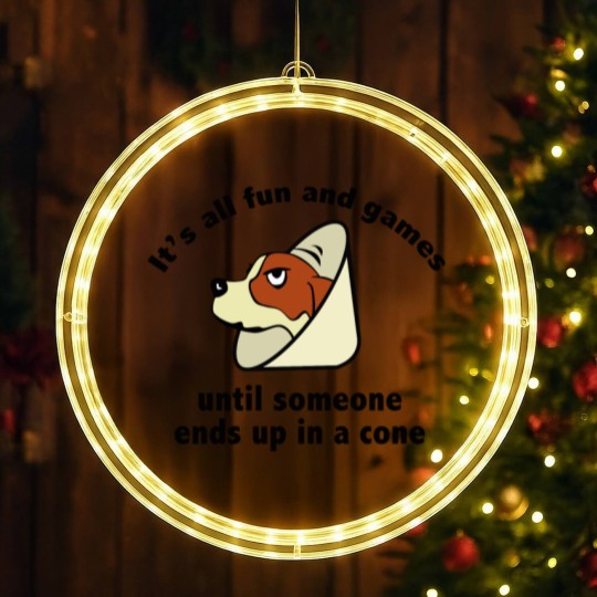 Discover It's All Fun And Games LED Christmas Window Lights