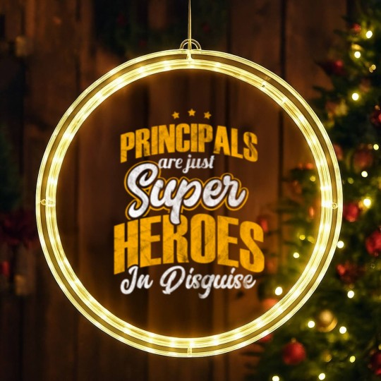 Discover LED Christmas Window Lights for principal as a gift - superhero LED Christmas Window Lights