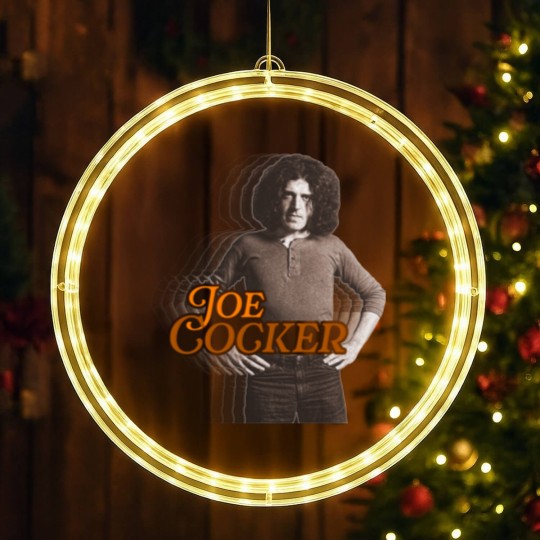 Discover Retro Joe Cocker Fade Tribute - Joe Cocker - LED Christmas Window Lights