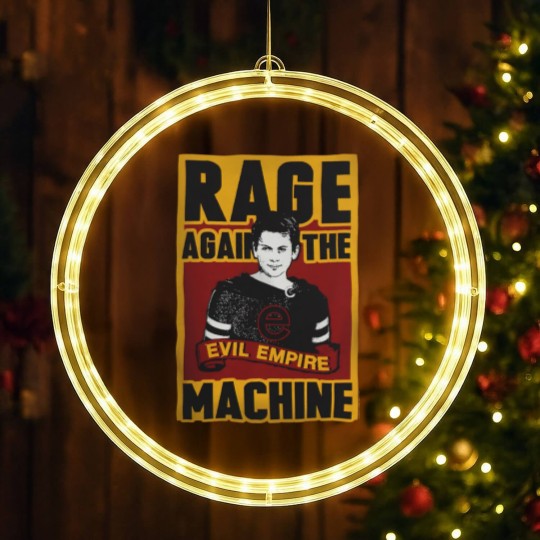 Discover Hot Topic Rage Against Evil Empire Poster LED Christmas Window Lights