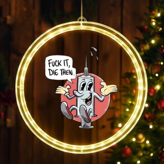 Discover Fuck It Die Then LED Christmas Window Lights