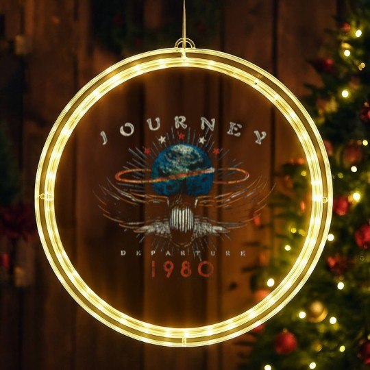 Discover American Classics Journey 1980 Black Womens Distressed LED Christmas Window Lights LED Christmas Window Lights