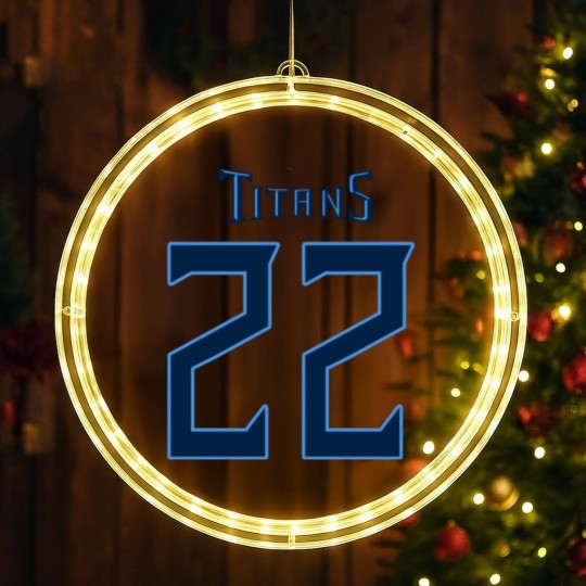 Discover Tennesese Titan Derrick Henry 22 LED Christmas Window Lights