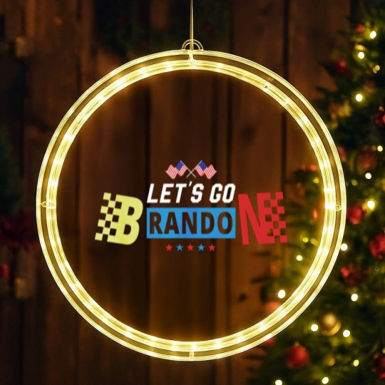 Discover Let's Go Brandon LED Christmas Window Lights