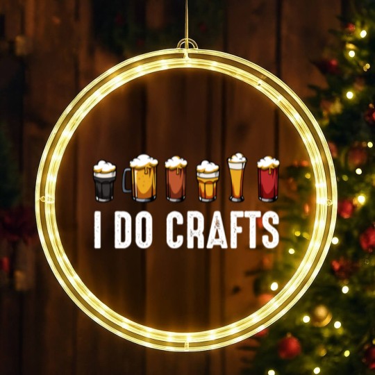 Discover I Do Crafts Home Brewing Craft Beer Drinker Homebrewing LED Christmas Window Lights