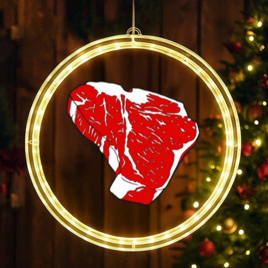 Discover T-Bone Steak LED Christmas Window Lights