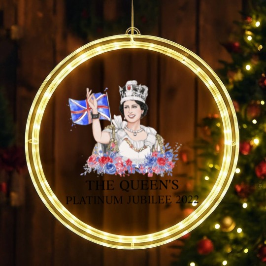 Discover Queen Elizabeth II Platinum Jubilee 1952-2022 CELIBRATION LED Christmas Window Lights  Union Jack LED Christmas Window Lights The Queen's Crown Royal LED Christmas Window Lights