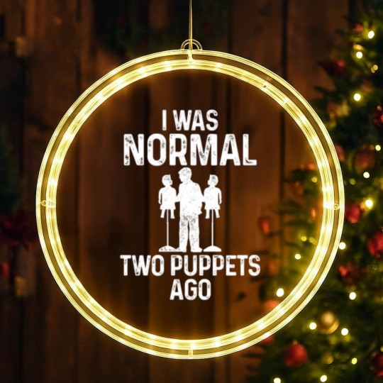 Discover Ventriloquist Puppeteer Normal Puppets LED Christmas Window Lights