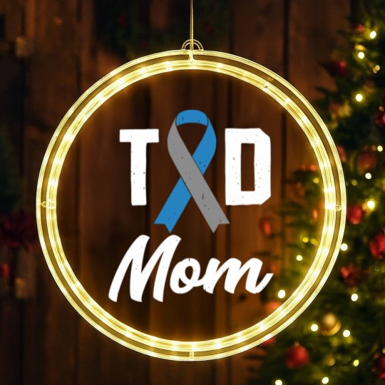 Discover T1D Mom Diabetes Insulin awareness month - Diabetes - LED Christmas Window Lights