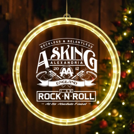 Discover Asking Alexandria Unisex LED Christmas Window Lights: Rock N' Roll