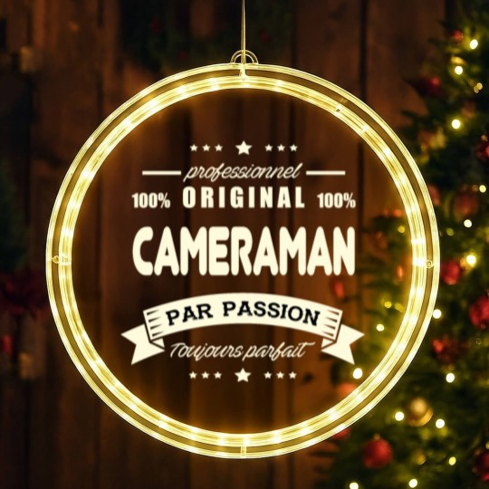 Discover Cameraman Original LED Christmas Window Lights