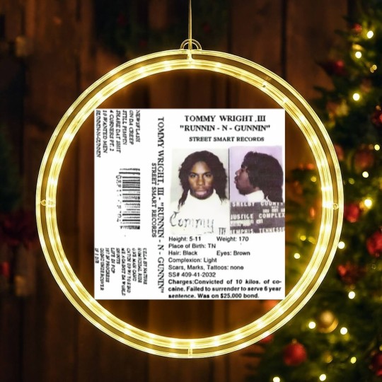 Discover Runnin N Gunnin Tommy Wright the 3rd LED Christmas Window Lights