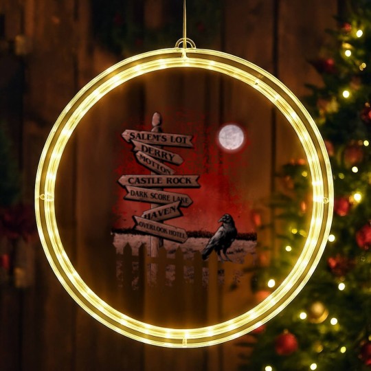 Discover Horror Crossroads - Stephen King - LED Christmas Window Lights