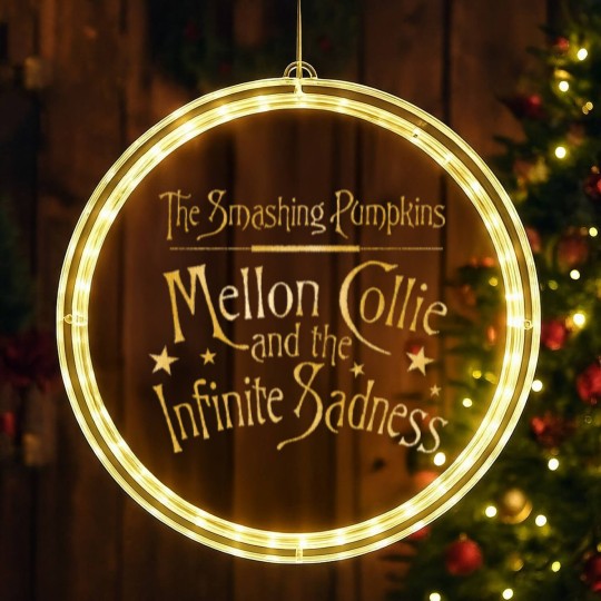 Discover Smashing Pumpkins Mellon Collie Infinite Ladies Short Sleeve LED Christmas Window Lights Graphic Tees