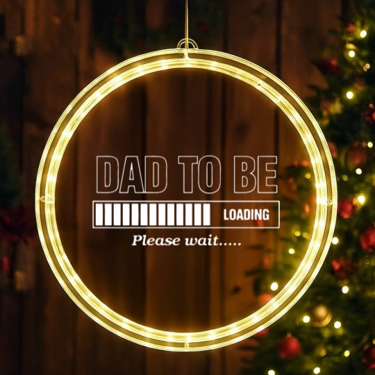 Discover Dad To Be LED Christmas Window Lights