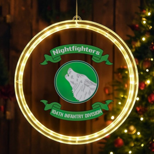 Discover 104th Infantry Division (104th ID) LED Christmas Window Lights