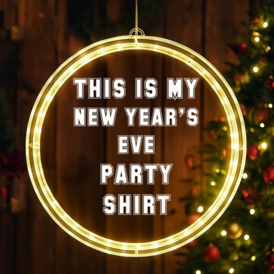 Discover This is My New Year's Eve Party LED Christmas Window Lights