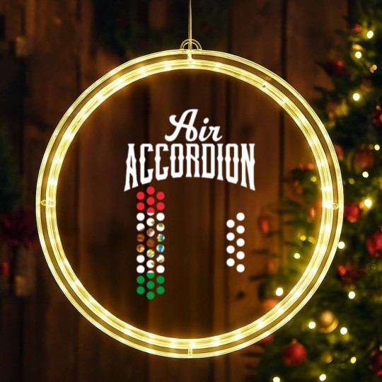 Discover Air Accordion Mexico Mexican Flag LED Christmas Window Lights