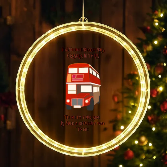 Discover To Die By Your Side - The Smiths - LED Christmas Window Lights