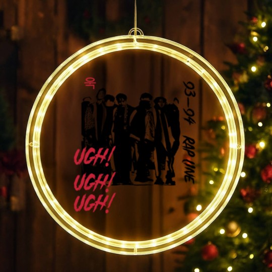 Discover BTS UGH! LED Christmas Window Lights - Rap Line LED Christmas Window Lights