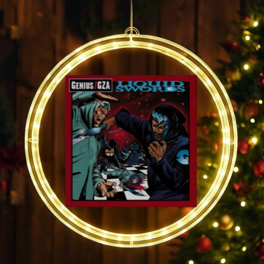 Discover Vintage Genius GZA liquid swords hip hop RETRO LED Christmas Window Lights