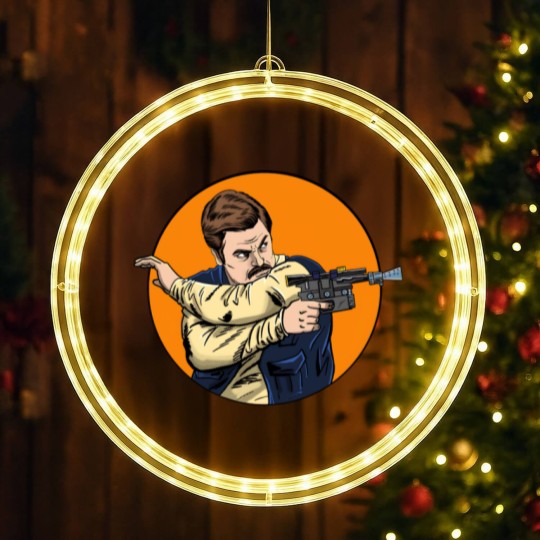 Discover Ron Solo - Ron Swanson - LED Christmas Window Lights