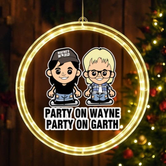 Discover Lil Wayne and Garth - Waynes World - LED Christmas Window Lights