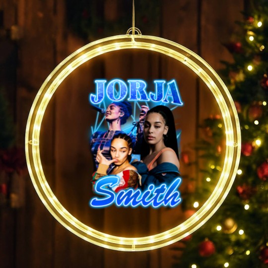 Discover Jorja Smith LED Christmas Window Lights | Jorja Smith Graphic LED Christmas Window Lights , Vintage Jorja Smith LED Christmas Window Lights