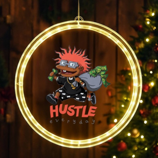 Discover Hustle Rugrats Unisex LED Christmas Window Lights Match Jordan 12 Utility Grind