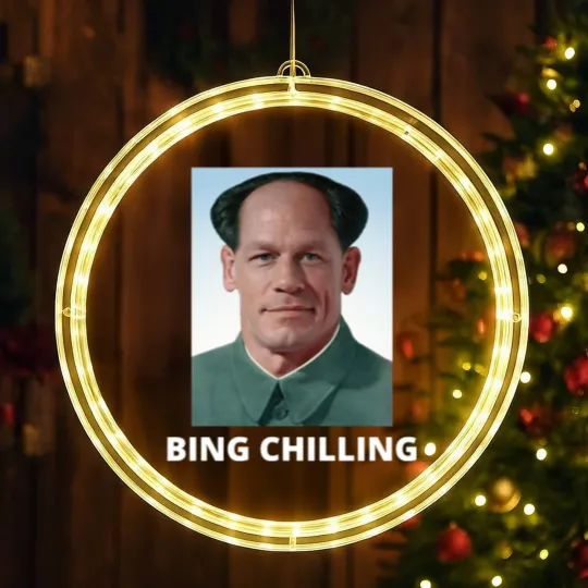 Discover John Xina Bing Shi Ling Ice-cream meme - Bing Shi Ling - LED Christmas Window Lights