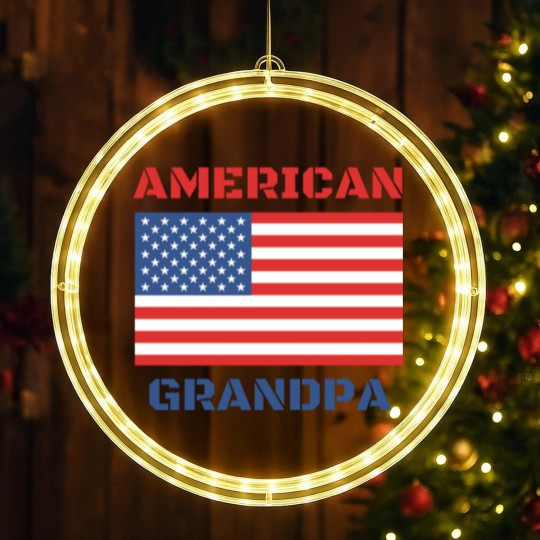 Discover American Grandpa LED Christmas Window Lights