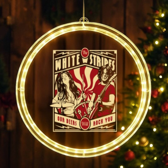 Discover Jack and Meg Stripes LED Christmas Window Lights