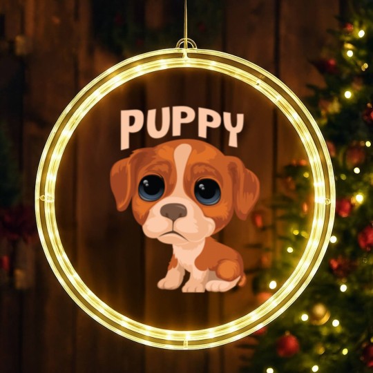 Discover Puppy - Puppy - LED Christmas Window Lights