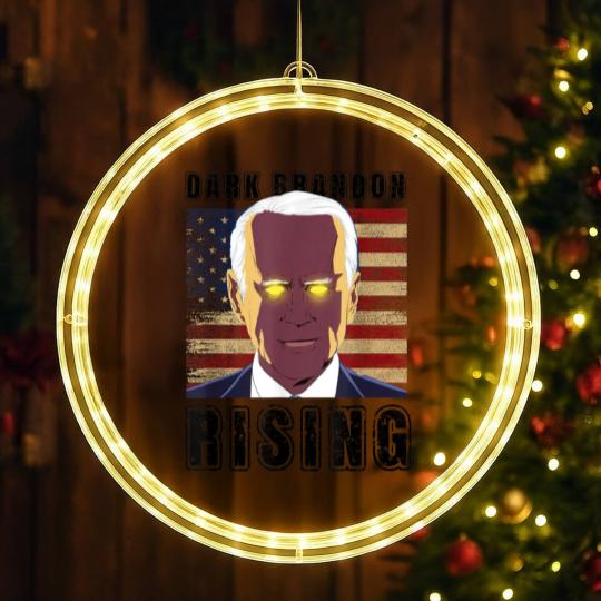 Discover Dark Brandon Rising LED Christmas Window Lights