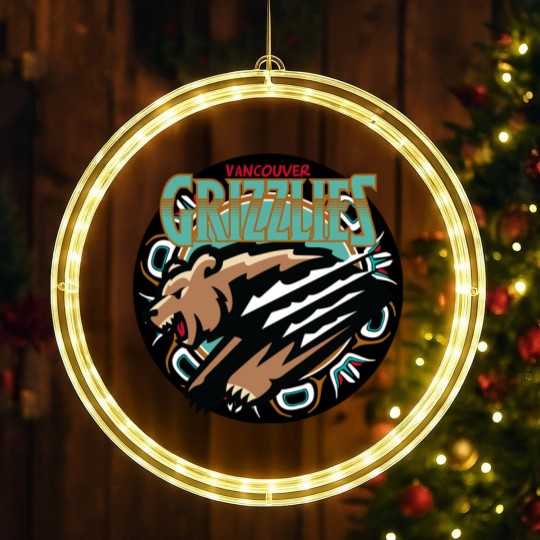 Discover Vancouver Grizzlies Retro - Vancouver Grizzlies - LED Christmas Window Lights