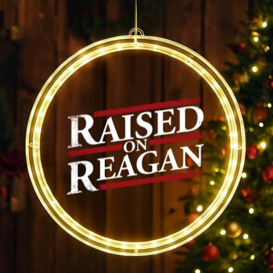Discover Raised On Reagan 80'S Nostalgia LED Christmas Window Lights
