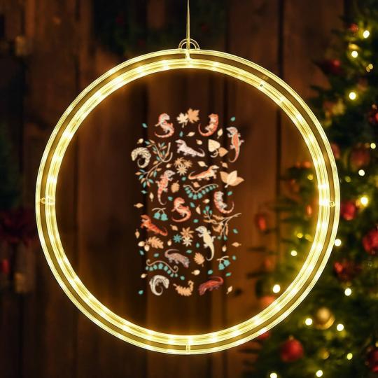 Discover Autumn Geckos - Gecko - LED Christmas Window Lights