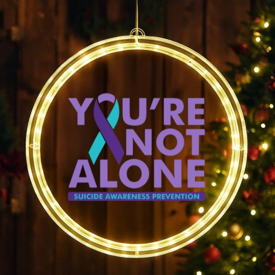 Discover Suicide Awareness Prevention LED Christmas Window Lights