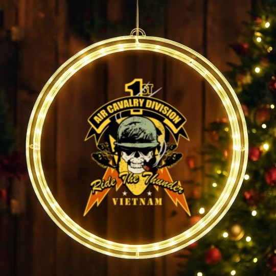 Discover 1St Air Cavalry Division LED Christmas Window Lights