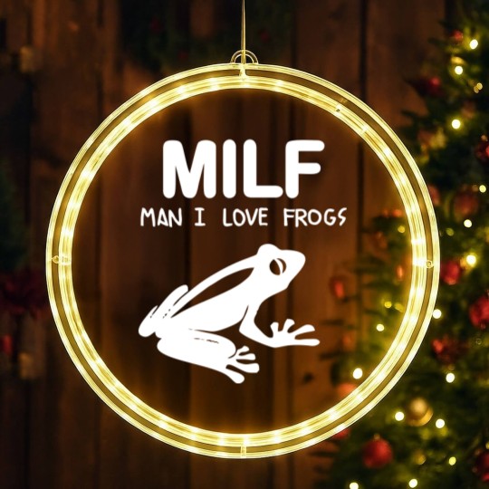 Discover man i love frogs - Man I Love Frogs - LED Christmas Window Lights