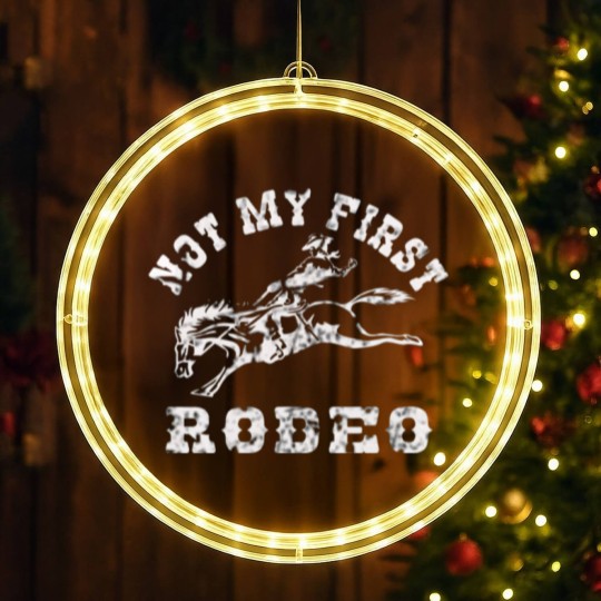 Discover Not My First Rodeo LED Christmas Window Lights