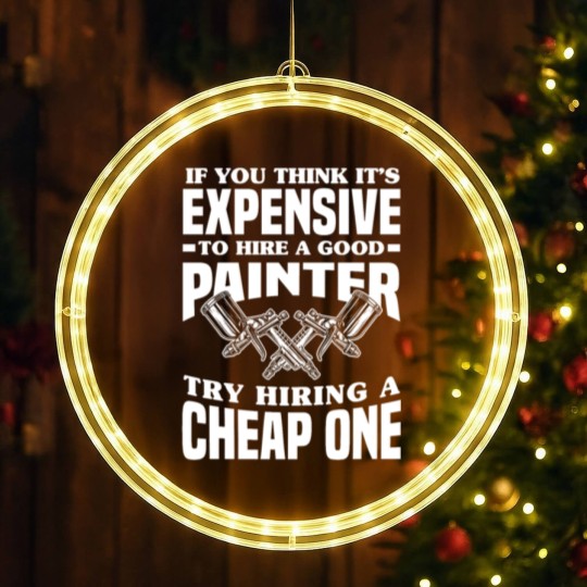 Discover Funny Automotive Car Painter Auto Body Painter LED Christmas Window Lights