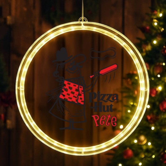 Discover Pizza Hut Pete - Light - Pizza Hut Pete - LED Christmas Window Lights