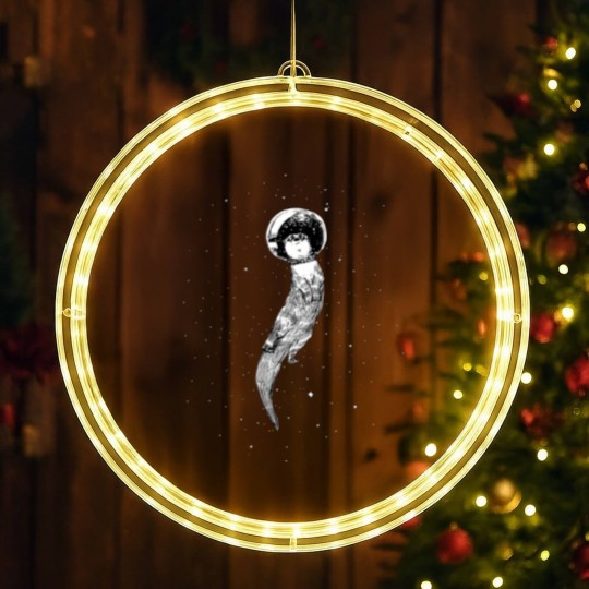 Discover Drifting in Otter Space - Drifting In Otter Space - LED Christmas Window Lights