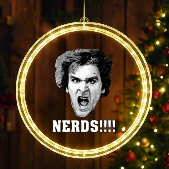 Discover NERDS! - Revenge Of The Nerds - LED Christmas Window Lights