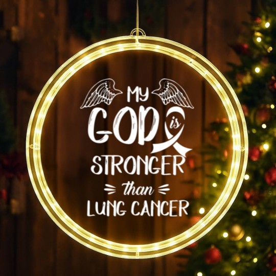 Discover LUNG CANCER LED Christmas Window Lights