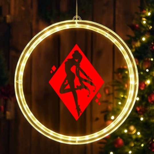Discover Senshi Harley - Harley Quinn - LED Christmas Window Lights