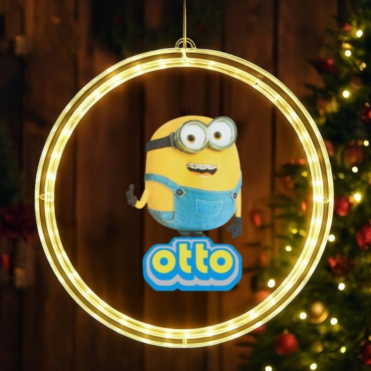 Discover Otto LED Christmas Window Lights, Minion Despicable Me LED Christmas Window Lights, Minions Road The Rise Of Gru LED Christmas Window Lights