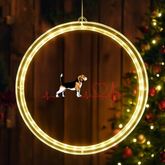 Discover Beagle love - Beagle - LED Christmas Window Lights