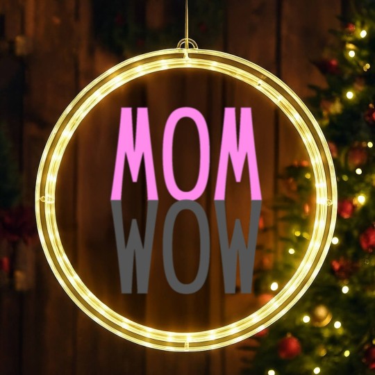 Discover Mom Wow Kids Super Power Mothers Day Gift LED Christmas Window Lights